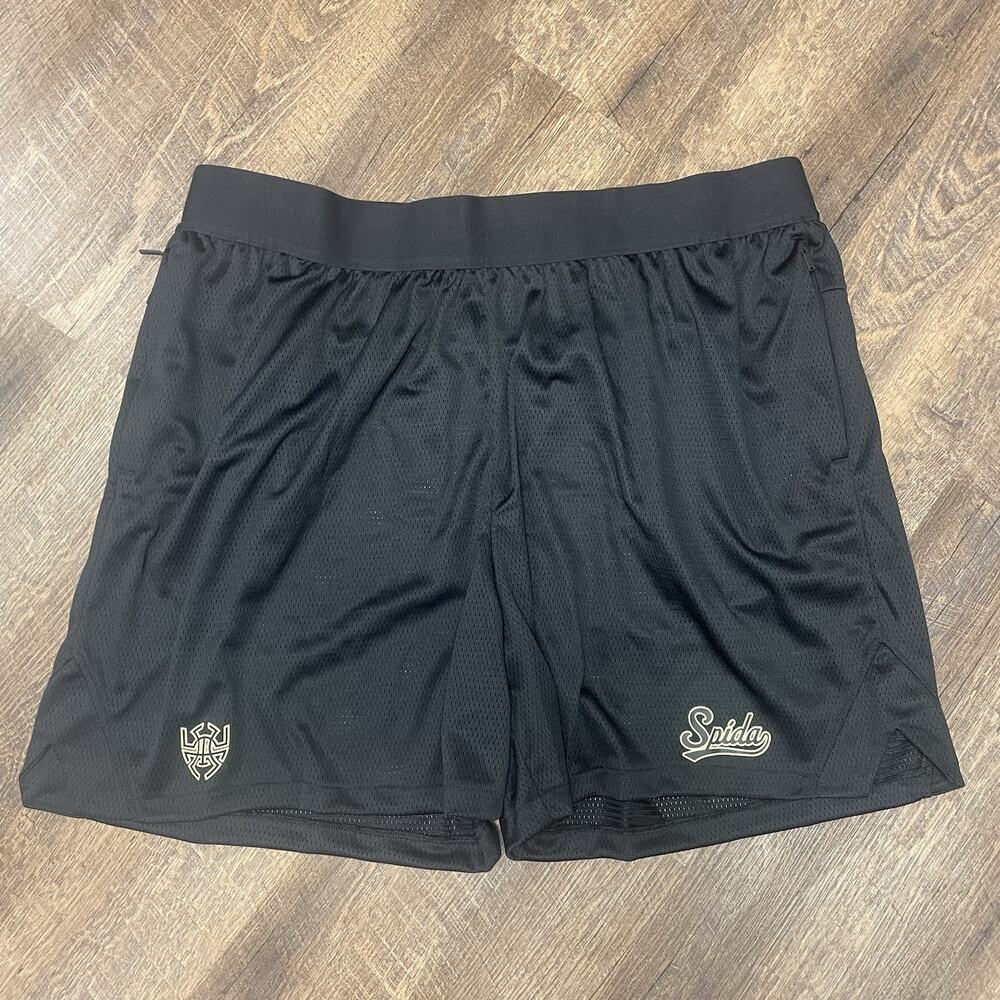 Adidas Don Short Donovan Mitchell Spida Shorts IJ0285 Black Sz 3XL - NWT!